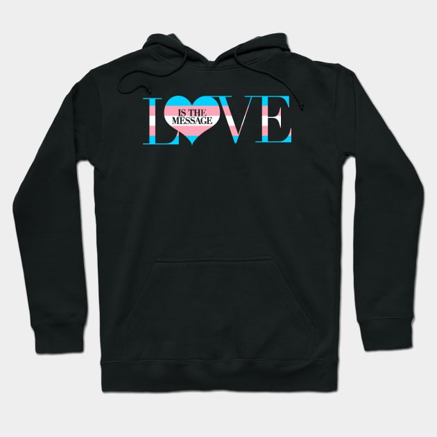 Love is the Message Hoodie by Nazonian